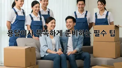 용달이사, 똑똑하게 준비하는 필수 팁!